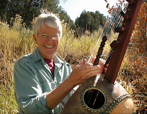 Peggy N. Playing her new  MM 6 kora