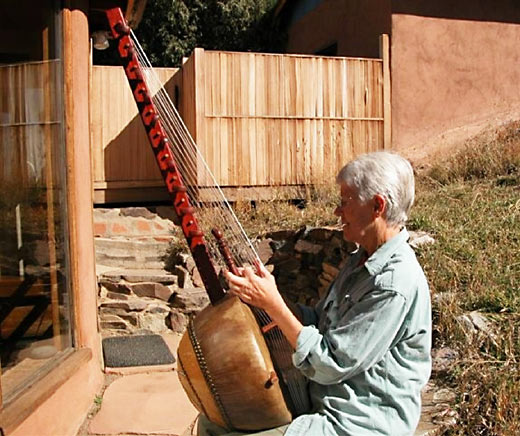 Peggy N. Playing her new  MM 6 kora